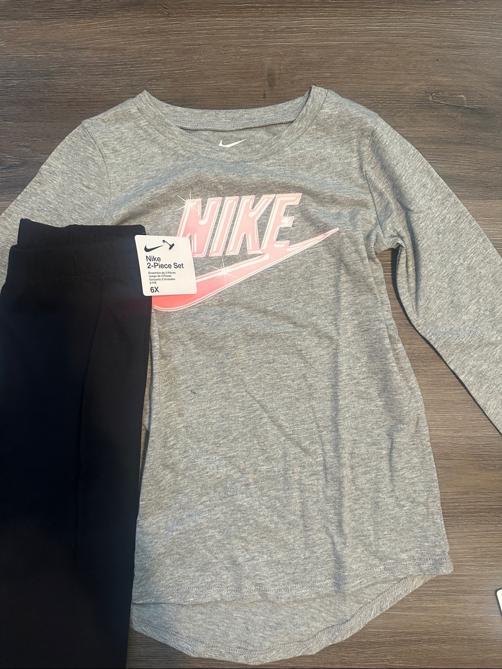 Nike Girls 2-piece Set 6X - Picture 2 of 4